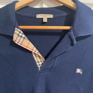 Xl men’s blue Burberry polo